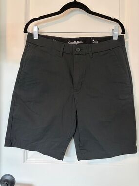 Goodfellow & Co Men's Black Flat Front Shorts